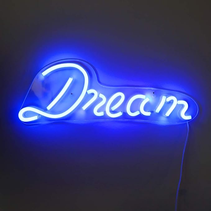 LED Neon Blue “Dream”