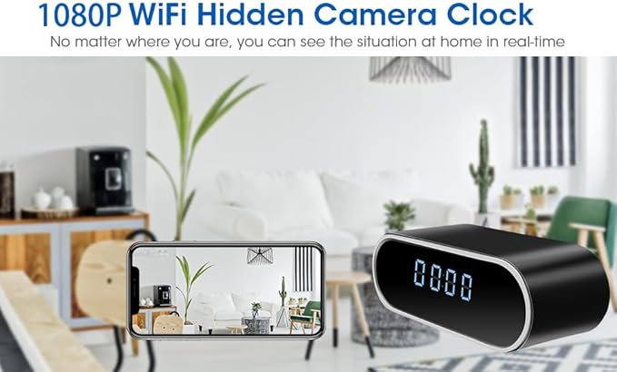 Hidden Camera Clock