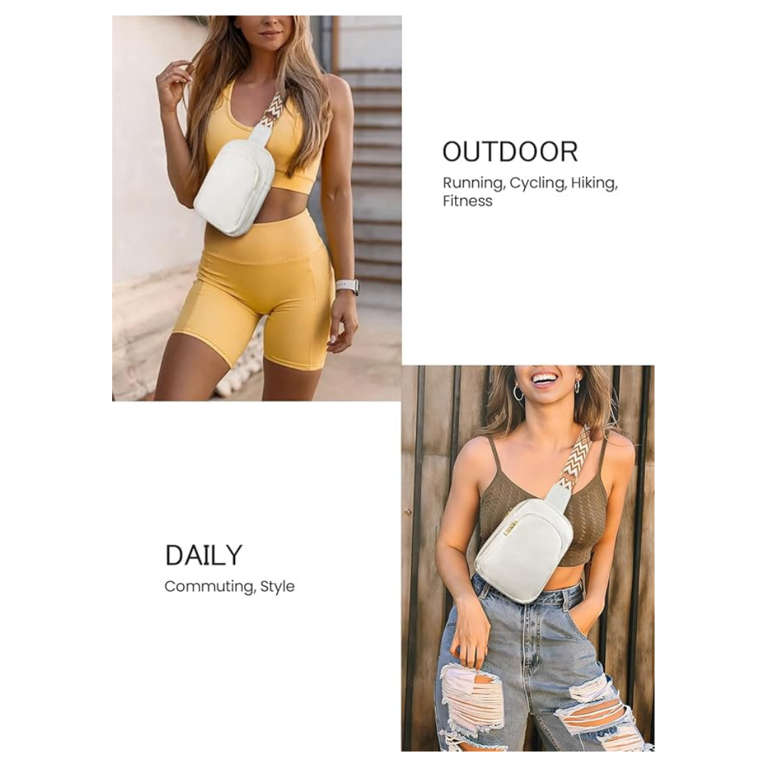 Vegan Leather Crossbody Sling Bag