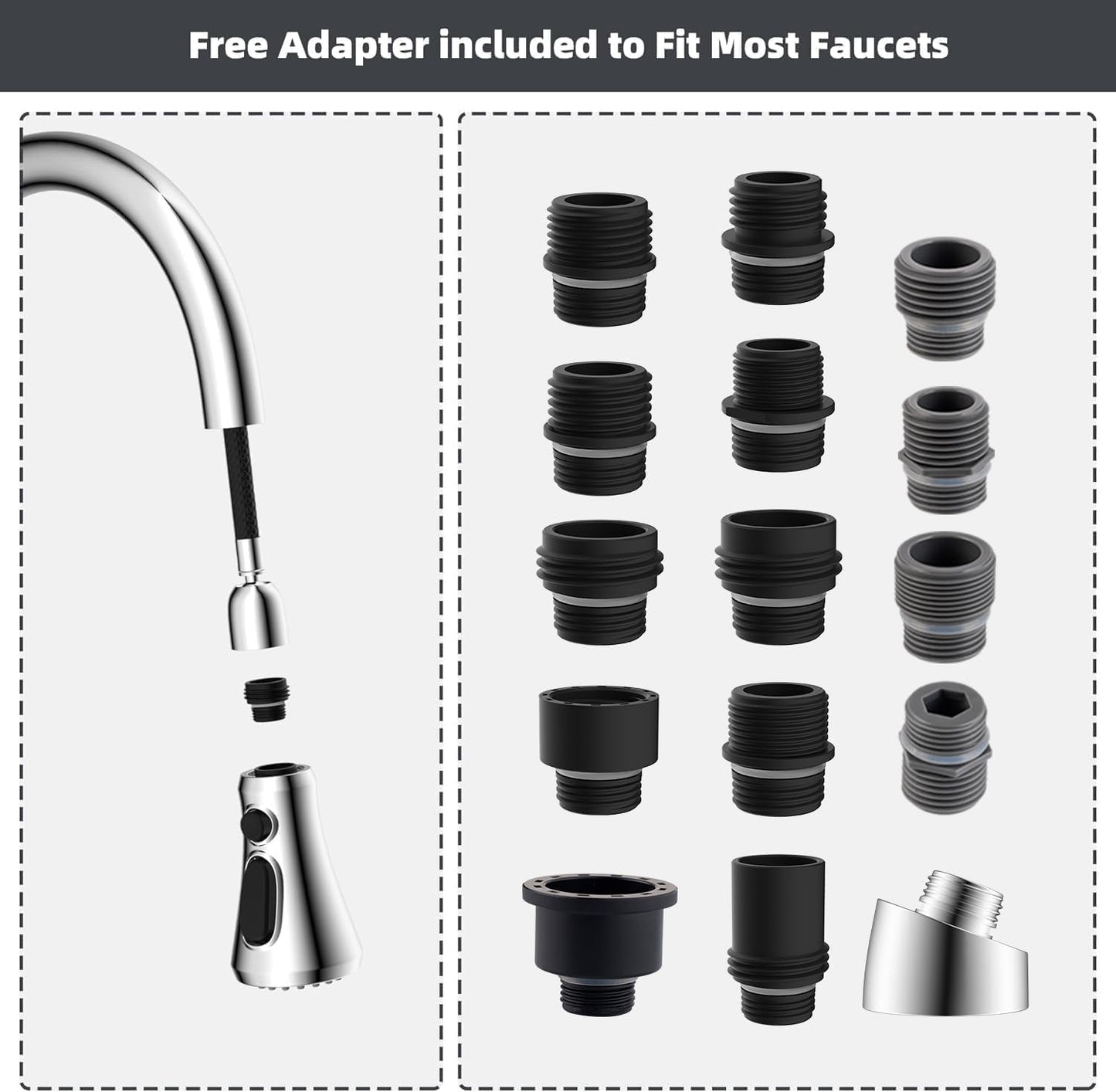 Pull Down Spray Head for Kitchen Faucet