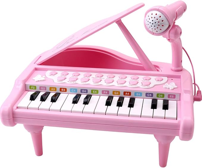 24 Keys Pink Piano Toy