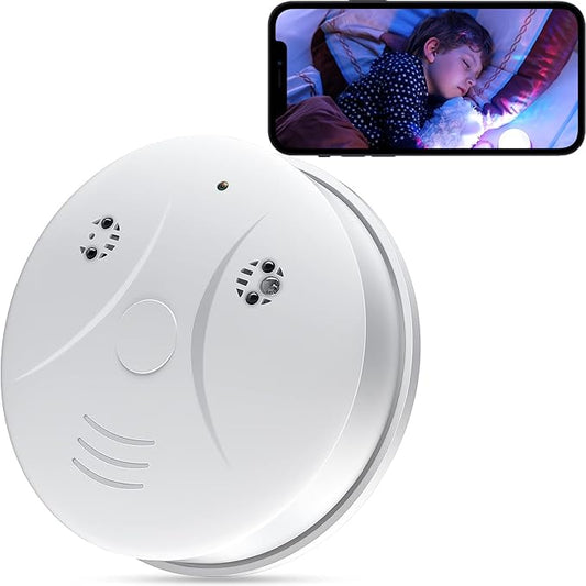 Smoke Detector Nanny Cam with Motion Detection