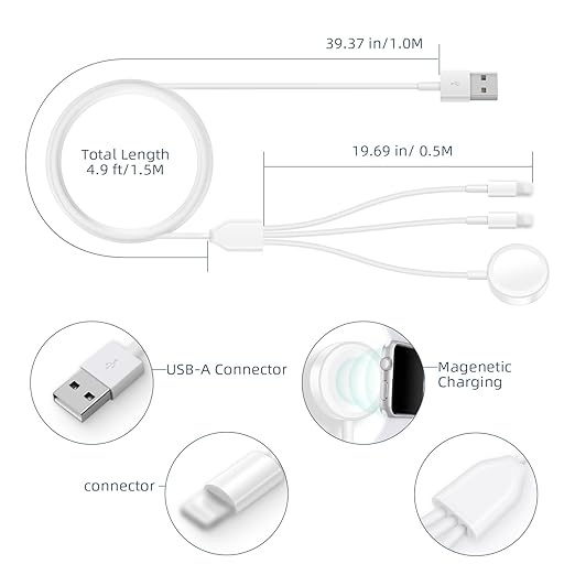 3 in 1 Portable Charging Cord