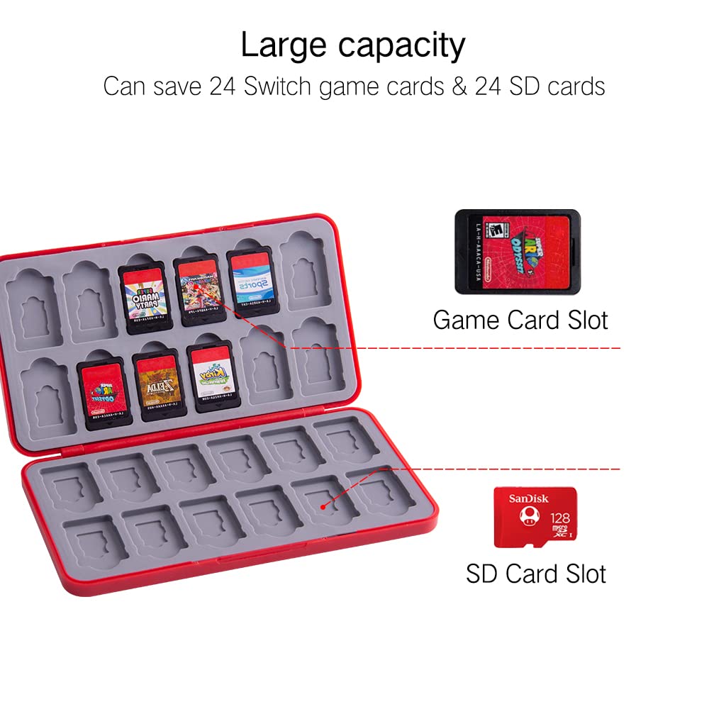 24 Slots Game Cards or SD Card Holder
