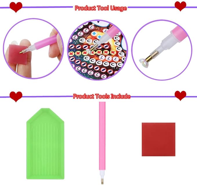 DIY Diamond Painting with Key Holder Hooks - Elephant