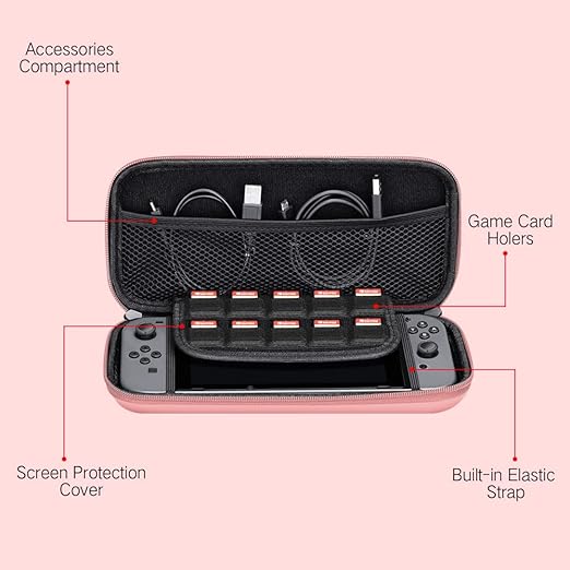 Hard Shell Switch Carrying Case (Kirby)