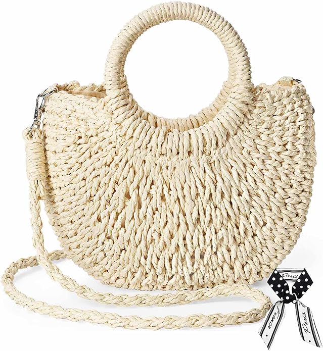 Straw Beach Shoulder Bag