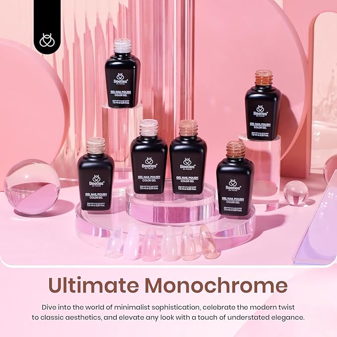 Gel Nail Polish Set, 6 Colors