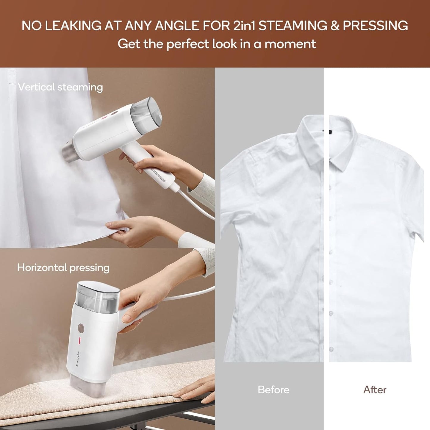 Newbealer 1200W Travel Steamer