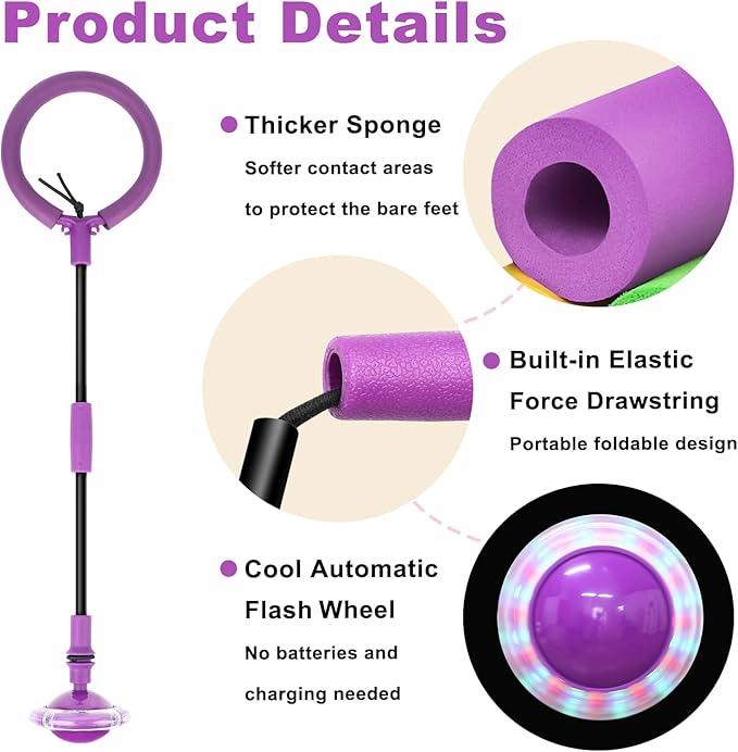 Purple Skip Ball for Kid