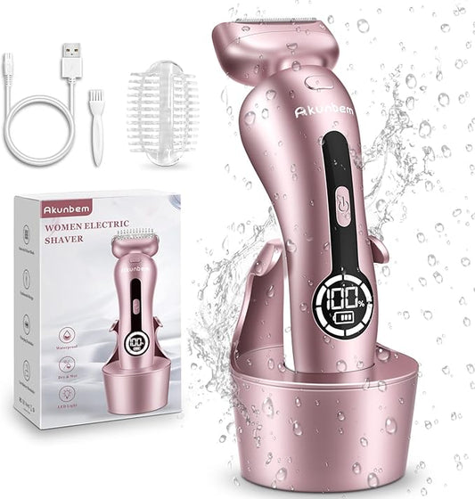 Women's Electric Shaver Cordless Rechargeable