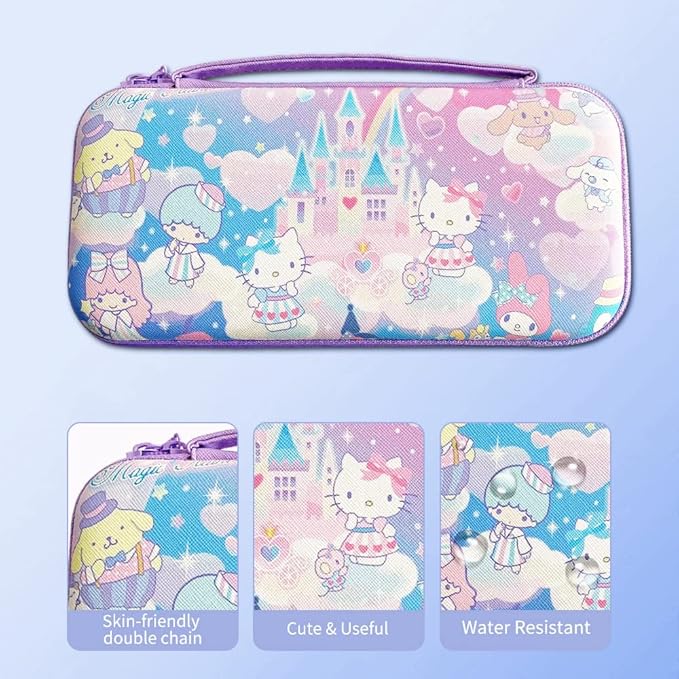 Kawaii Hard Shell Switch Carrying Case ( Hello Kitty and Friends)