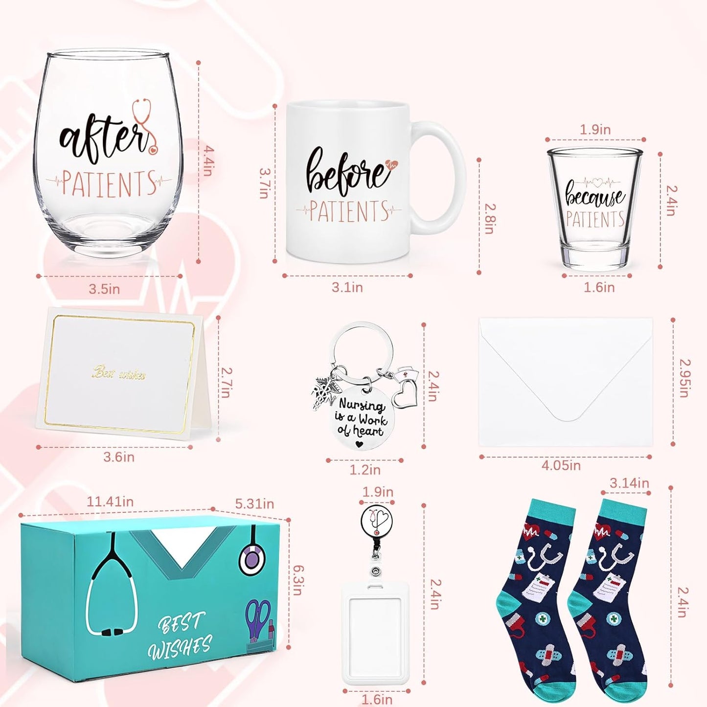 Before Patients After Patients Nursing Gift Set