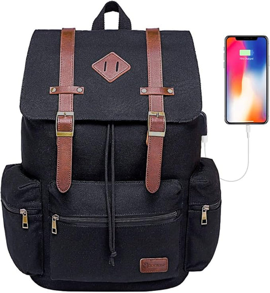 Modoker Canvas Travel Backpack -30L