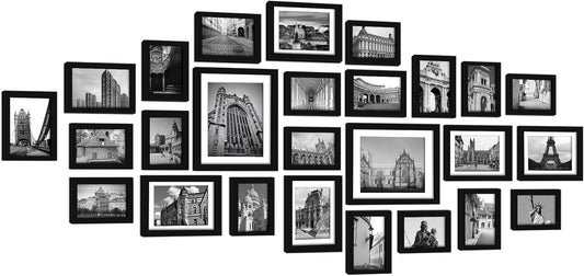 26 Pieces Picture Frames Set Collage Photo Frames