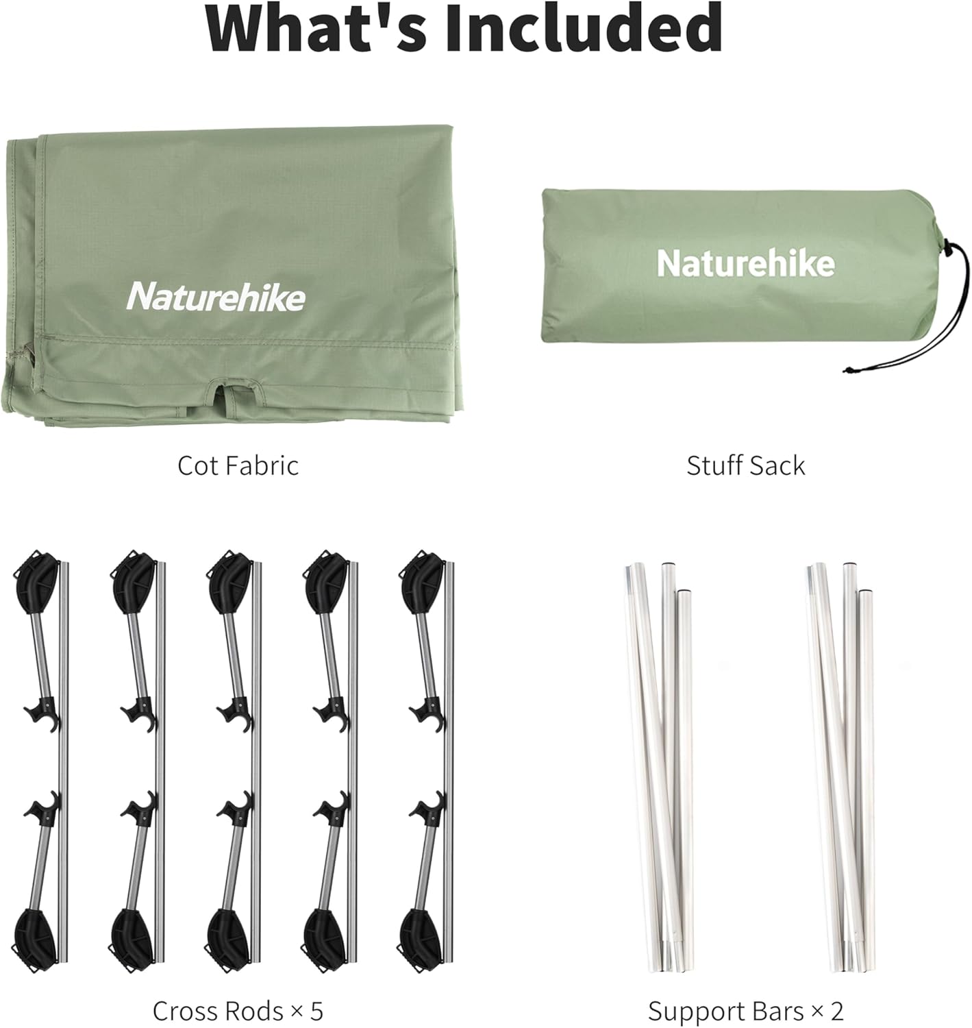 Ultralight Camping Cot Supports upto 330lbs