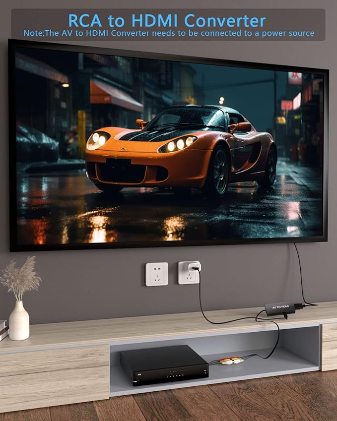 AV to HDMI Converter, RCA to HDMI Converter