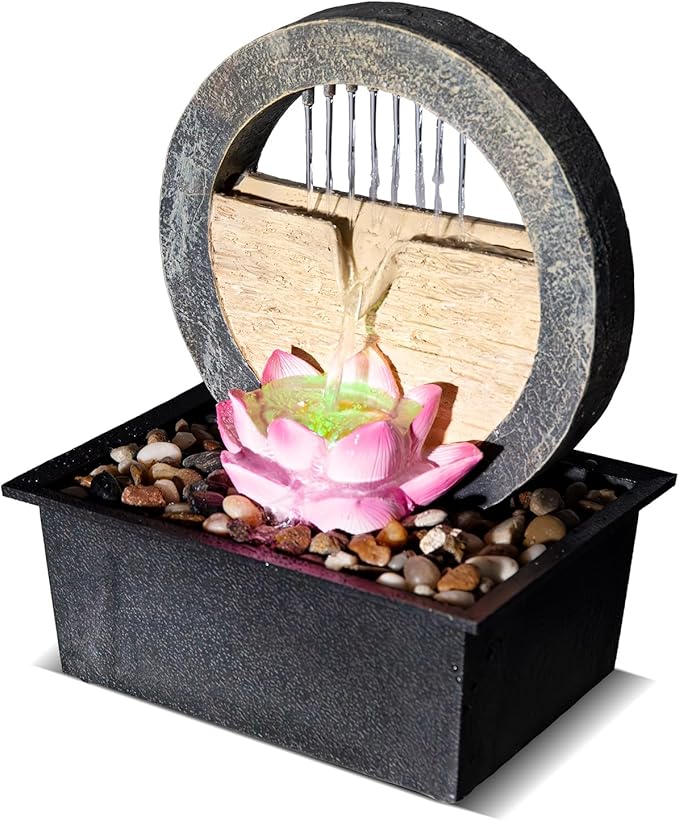 Zen Peaceful Water Meditation Decor