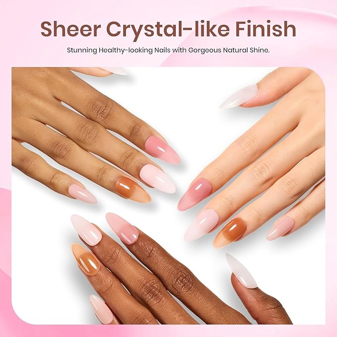 Gel Nail Polish Set, 6 Colors
