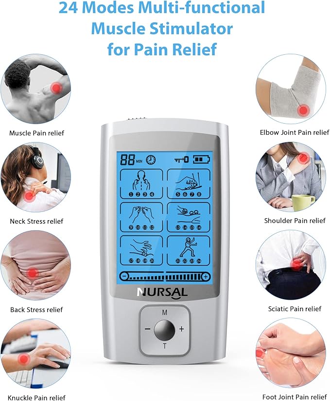 24 Modes TENS Unit Muscle Stimulator