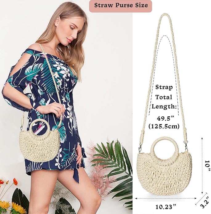 Straw Beach Shoulder Bag