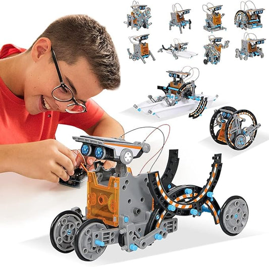 12-in-1 Solar Robot Building Kit STEM