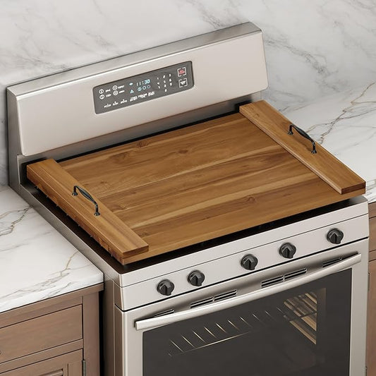 Acacia Wood Kitchen Tray Stove Cover