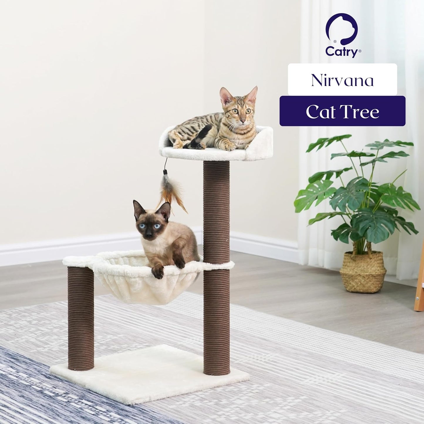 Cat Tree with Plush Perch