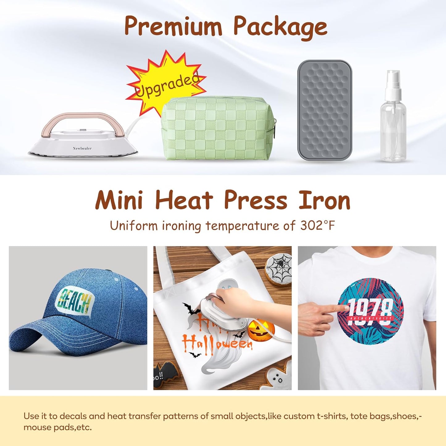 Travel Mini Iron with Dual Voltage - 120V/220V