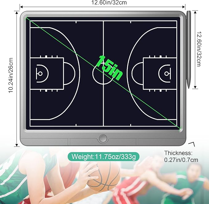 15in LCD Sports Strategy Tactic Board