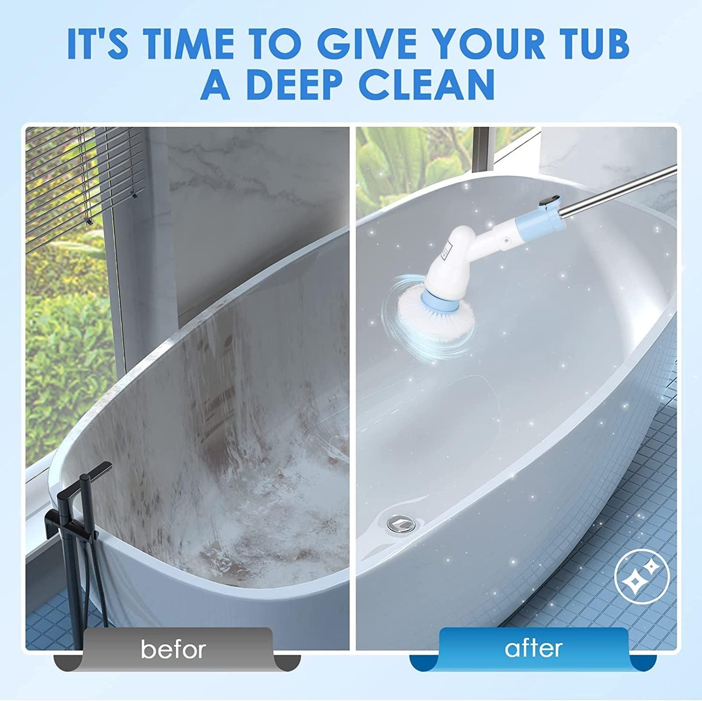 Electric Cleaning Spin Brush