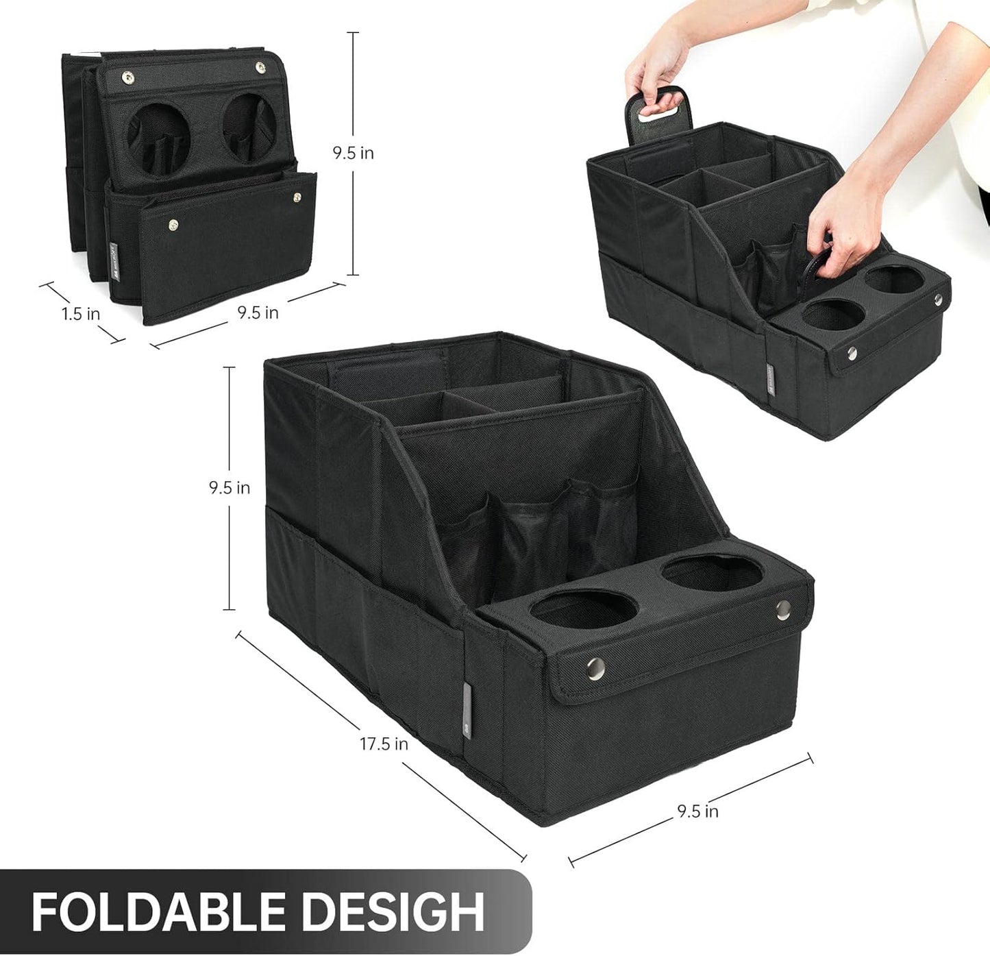 Car Organizer w/ 11 Storages Compartments