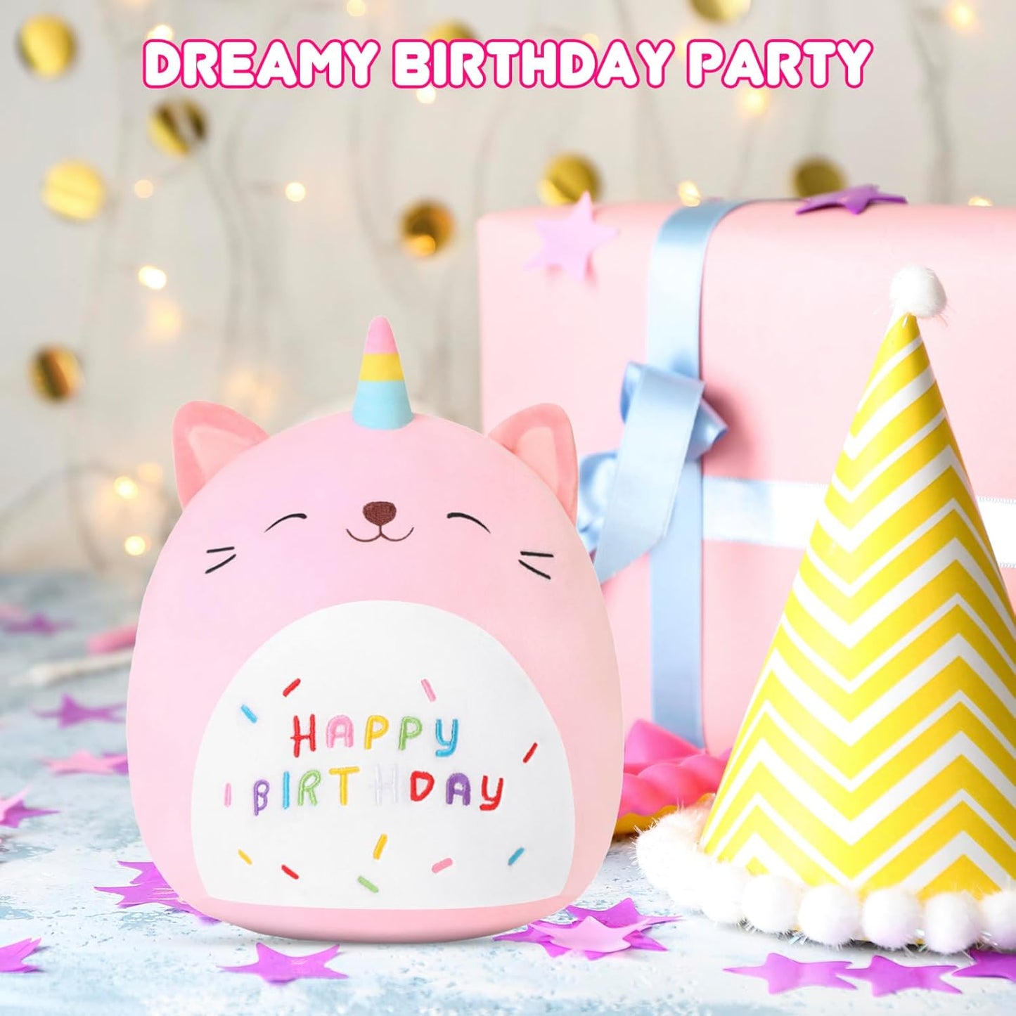 Happy Birthday Unicorn Cat