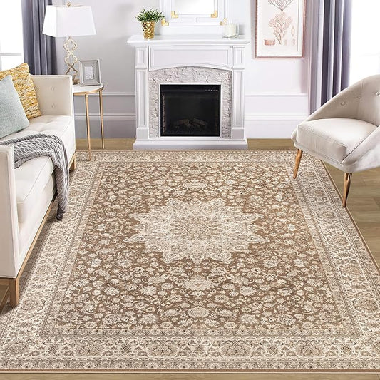 6x9 ft Floral Area Rug Carpet
