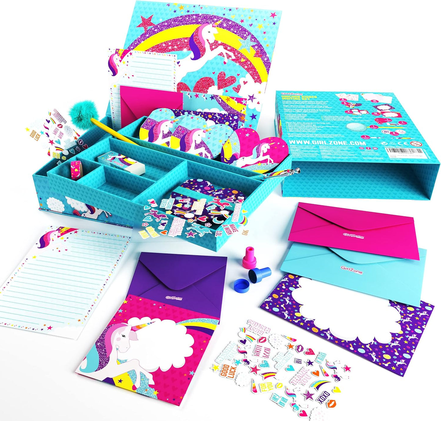 45-Piece Unicorn Stationery Set