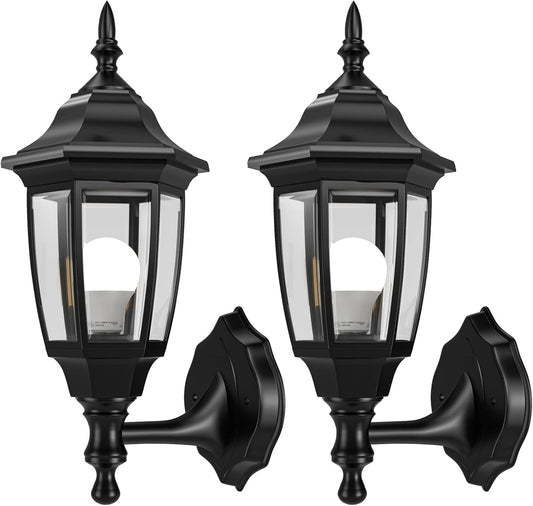 Outdoor Porch Sconce LED Exterior Wall Anti-Corrosion Plastic