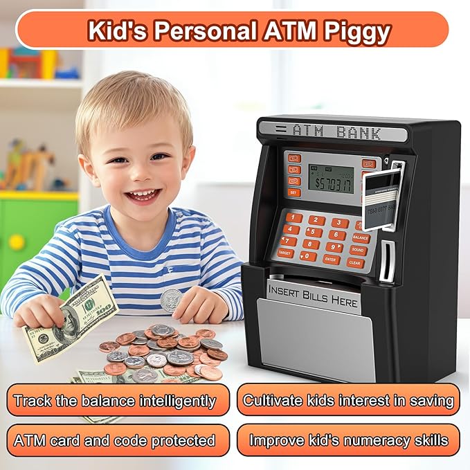 Kids ATM Piggy Bank