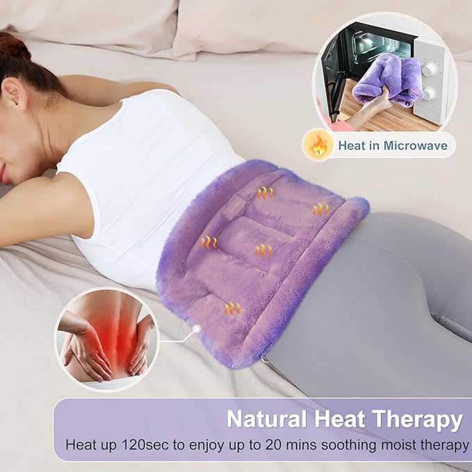 SuzziPad Microwavable Lower Back Heating Pad
