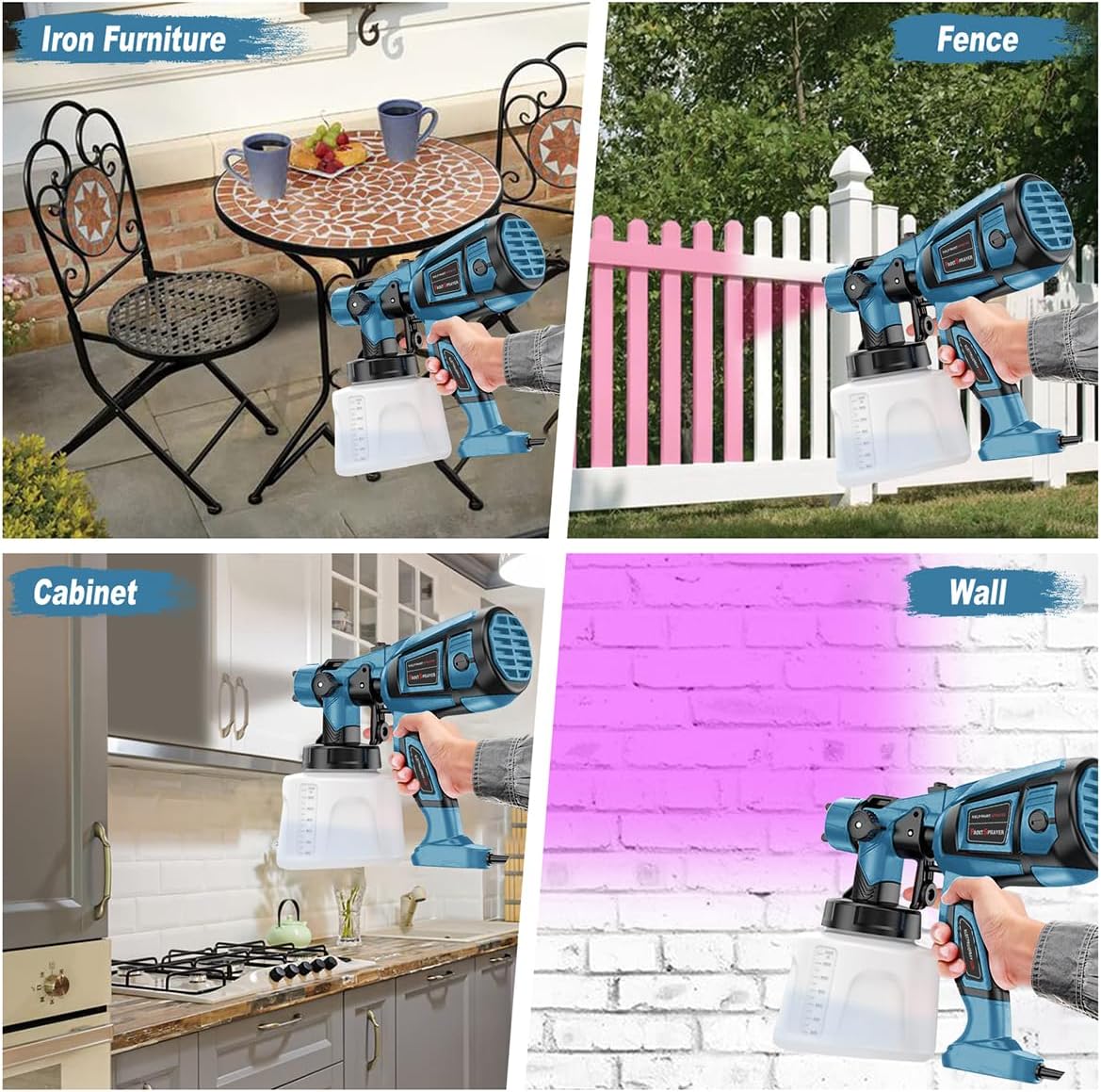 High Power Electric Spray Paint Gun 1000W