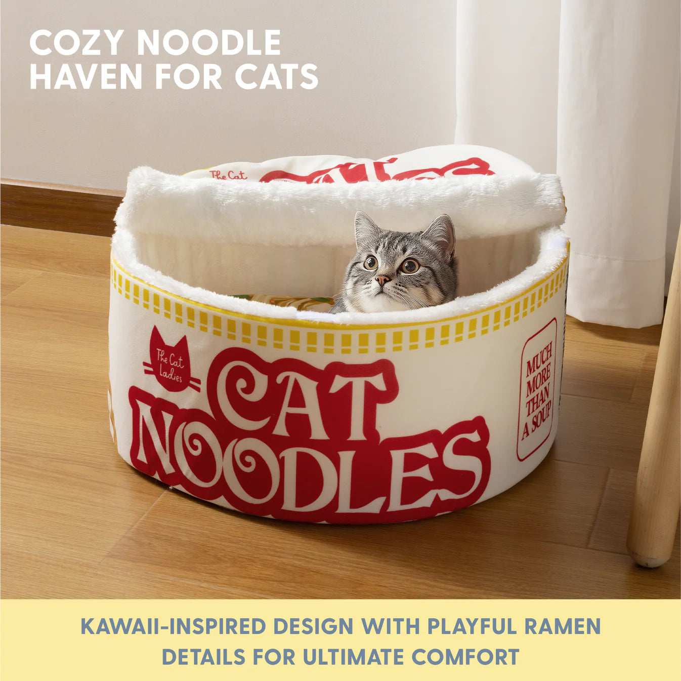 Ramen Noodle Themed Cat Bed