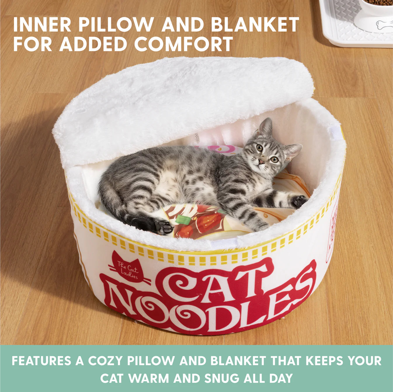 Ramen Noodle Themed Cat Bed