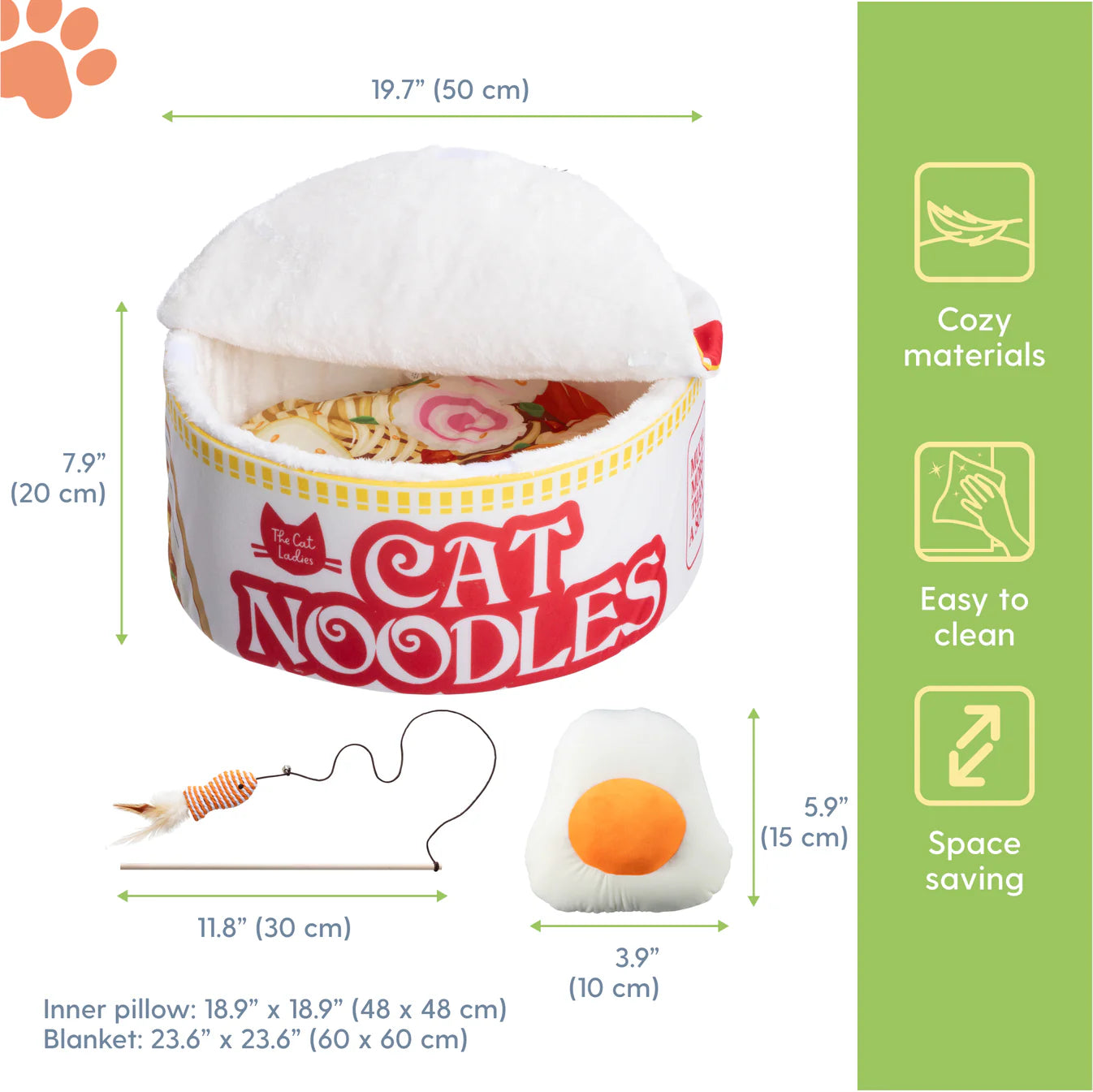 Ramen Noodle Themed Cat Bed