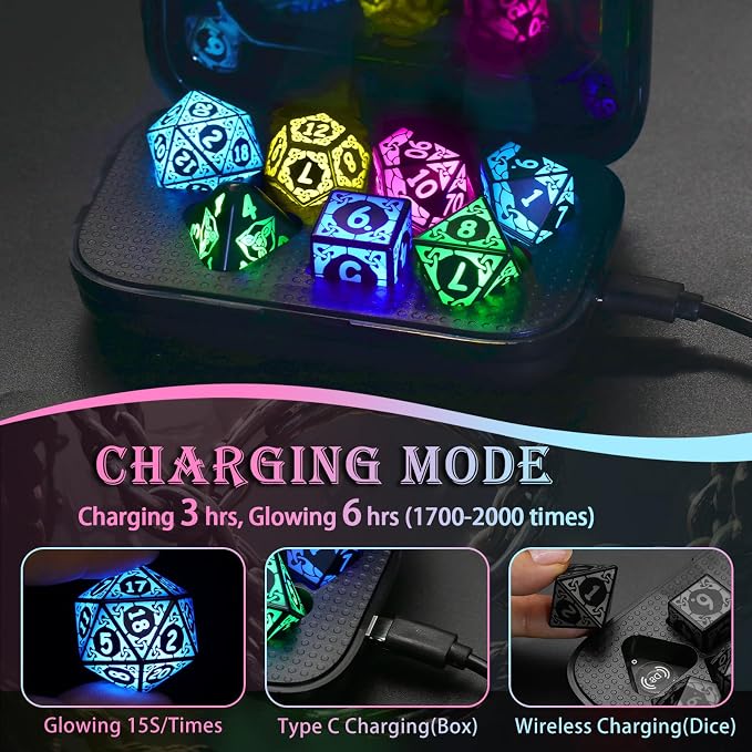 DND Rechargeable Light Up Dice