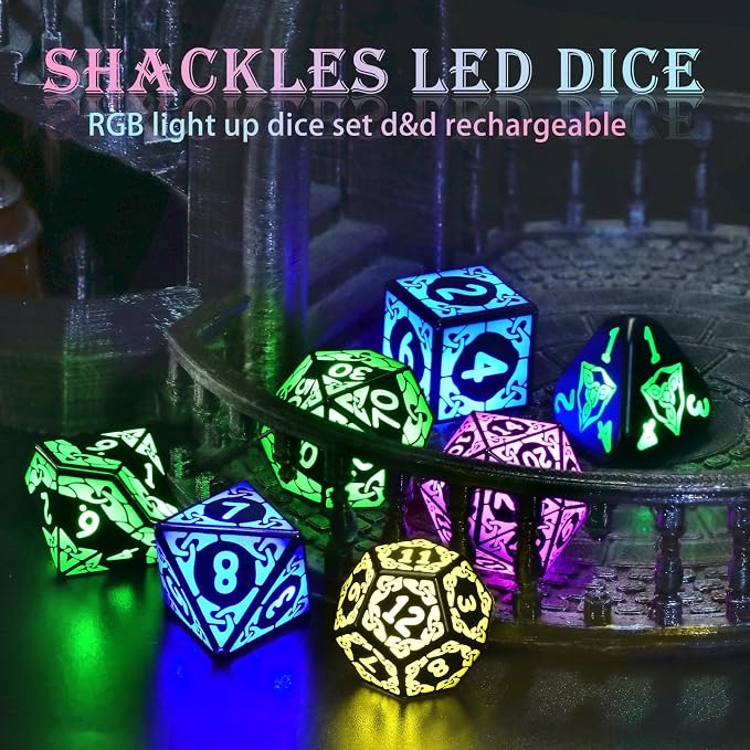 DND Rechargeable Light Up Dice