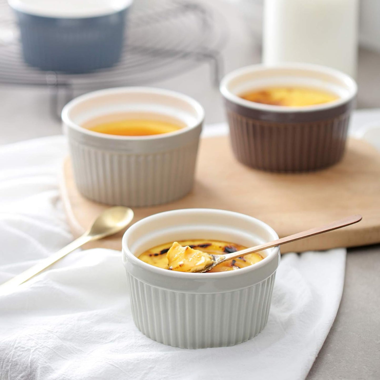 8oz Oven Safe Porcelain Ramekins [6pcs]