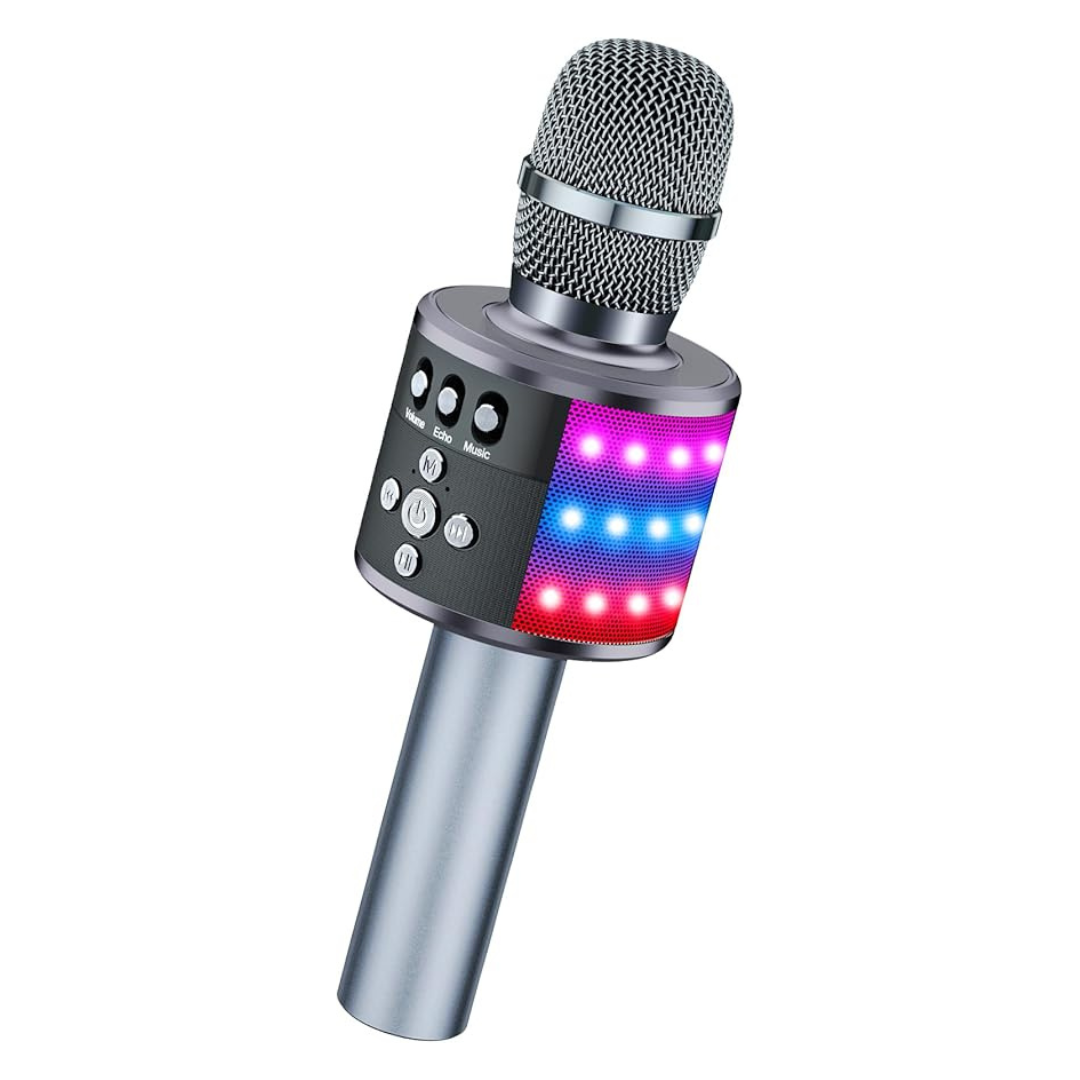 Wireless Bluetooth Karaoke Microphone - Space Gray