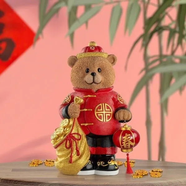 18in Lunar New Year Bear Greeter