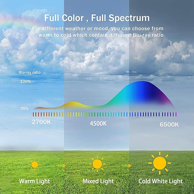 Miroco UV-Free Light Therapy Lamp