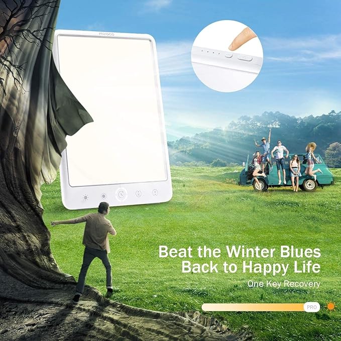 Miroco UV-Free Light Therapy Lamp