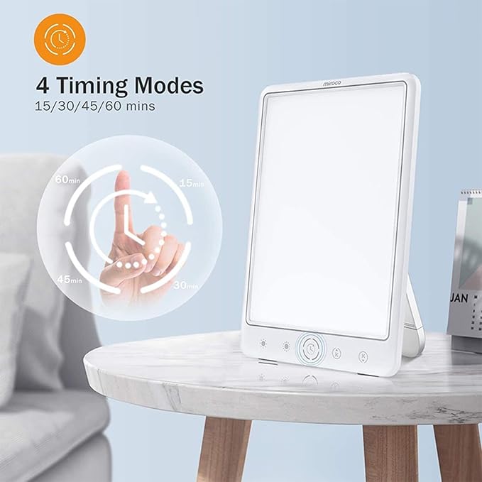 Miroco UV-Free Light Therapy Lamp